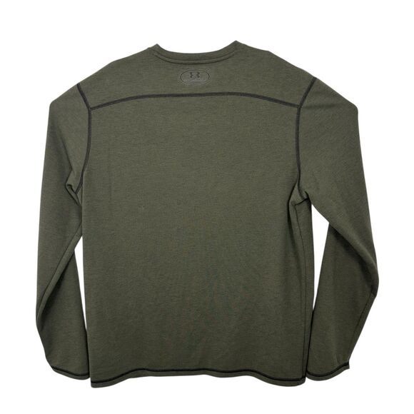 Under Armour Elk Hunting Thermal Shirt Cold Gear Mens Size M Olive Drab Green - Picture 2 of 7